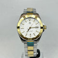 Shop Authentic Tag Heuer Aquaracer Quartz White Dial Two Tone Steel Strap Watch for Men - WAY1120.BB0930 - Luxxuri