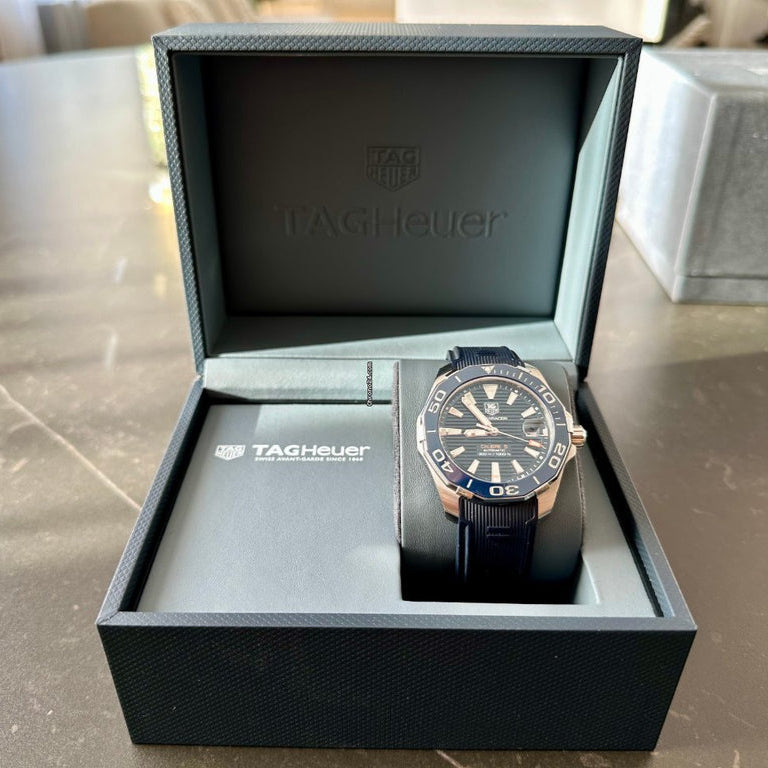  Shop Authentic Tag Heuer Aquaracer Blue Dial Watch for Men -  WAY211C.FT6155 - Luxxuri