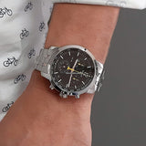  Shop Authentic Tissot PRC 200 Chronograph Black Dial Silver Steel Strap Watch For Men - T055.417.11.057.00 - Luxxuri