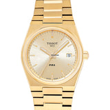  Shop Authentic Tissot PRX Gold Dial Gold Steel Strap Watch for Men - T137.210.33.021.00 - Luxxuri