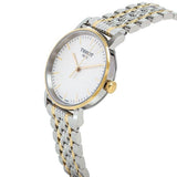  Shop Authentic Tissot T Classic Everytime Small White Dial Two Tone Mesh Bracelet Watch For Women - T109.210.22.031.00 - Luxxuri