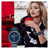  Shop Authentic Tommy Hilfiger Blake Blue Dial Blue Steel Strap Watch for Women - 1781893 - Luxxuri