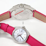  Shop Authentic Tag Heuer Formula 1 Quartz Mother of Pearl Dial Pink Leather Strap Watch for Women - WBJ131A.FC8252 - Luxxuri