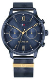  Shop Authentic Tommy Hilfiger Blake Quartz Blue Dial Blue Mesh Bracelet Watch for Men - 1782305 - Luxxuri