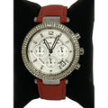  Shop Authentic Michael Kors Parker Silver Dial Red Leather Strap Watch for Women - MK2278 - Luxxuri