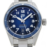  Shop Authentic Tag Heuer Autavia Automatic Blue Dial Silver Steel Strap Watch for Men - WBE5116.EB0173 - Luxxuri