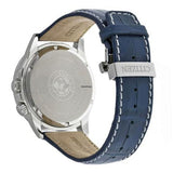  Shop Authentic Citizen Eco Drive Calendrier White Dial Blue Leather Strap Watch For Men - BU2020-11A - Luxxuri