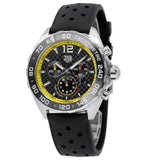  Shop Authentic Tag Heuer Formula 1 Chronograph Black Dial Black Rubber Strap Watch for Men - CAZ101AC.FT8024 - Luxxuri