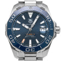  Shop Authentic Tag Heuer Aquaracer Calibre 5 Blue Dial Silver Steel Strap Watch for Men - WAY211C.BA0928 - Luxxuri