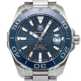  Shop Authentic Tag Heuer Aquaracer Calibre 5 Blue Dial Silver Steel Strap Watch for Men - WAY211C.BA0928 - Luxxuri