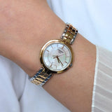  Shop Authentic Tissot T Lady Flamingo Mother of Pearl White Dial Two Tone Steel Strap Watch For Women - T094.210.22.111.00 - Luxxuri