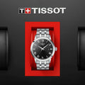  Shop Authentic Tissot Classic Dream Black Dial Silver Steel Strap Watch For Men - T129.410.11.053.00 - Luxxuri