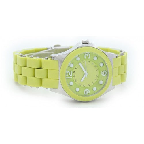  Shop Authentic Marc Jacobs Dress Green Dial Green Silicone Strap Watch for Women - MBM2513 - Luxxuri