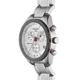  Shop Authentic Tissot T Sport PRS 516 Chronograph White Dial Silver Steel Strap Watch For Men - T100.417.11.031.00 - Luxxuri