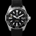  Shop Authentic Tag Heuer Aquaracer Calibre 5 Automatic Black Dial Black Rubber Strap Watch for Men -  WAY211A.FT6151 - Luxxuri
