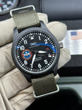  Shop Authentic IWC Pilot’s Watch Mark XVIII Top Gun Edition “SFTI” Black Dial Green Nylon Strap Watch for Men - IW324712 - Luxxuri