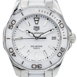  Shop Authentic Tag Heuer Aquaracer Quartz White Dial Two Tone Steel Strap Watch Women - WAY131B.BA0914 - Luxxuri