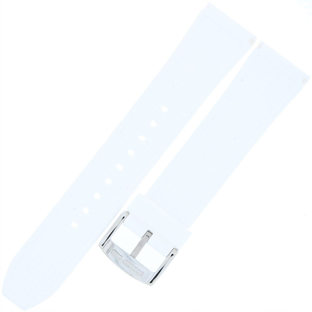  Shop Authentic Emporio Armani Classic Chronograph White Dial White Rubber Strap Watch For Men - AR1054 - Luxxuri