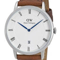  Shop Authentic Daniel Wellington Dapper St Mawes White Dial Brown Leather Strap Watch For Women - DW00100095 - Luxxuri