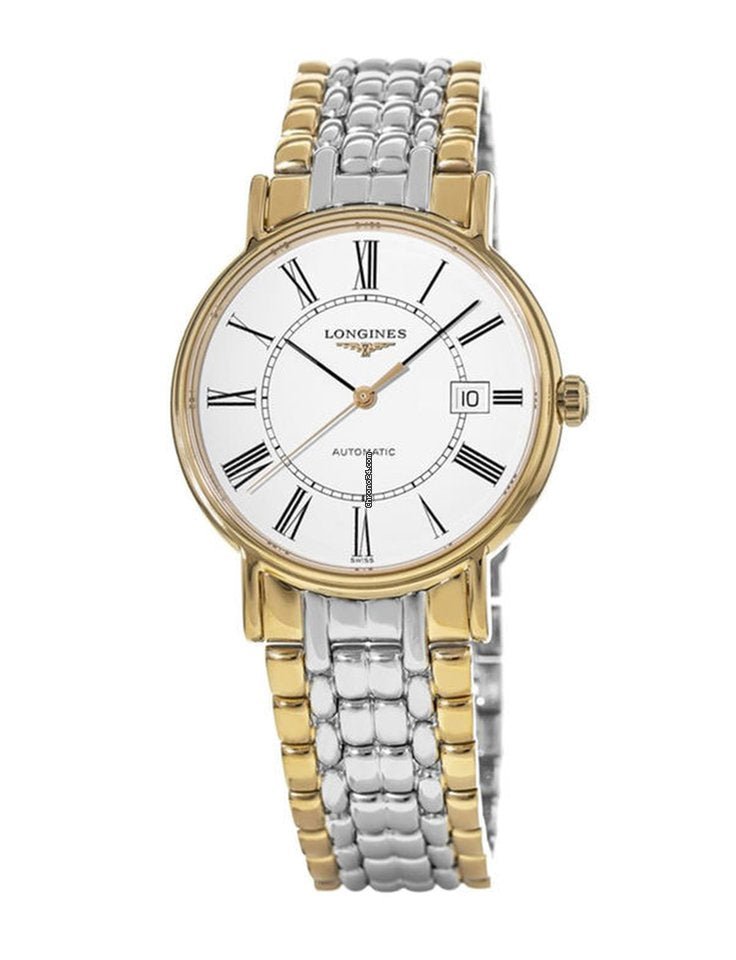  Shop Authentic Longines Presence 38.5mm Automatic Stainless Steel Watch for Men - L4.921.2.11.7 - Luxxuri