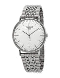  Shop Authentic Tissot T Classic Everytime Large White Dial Silver Steel Strap Watch for Men - T109.610.11.031.00 - Luxxuri