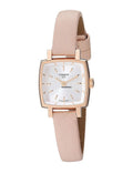  Shop Authentic Tissot T Lady Lovely Square White Dial Pink Leather Strap Watch For Women - T058.109.36.031.00 - Luxxuri