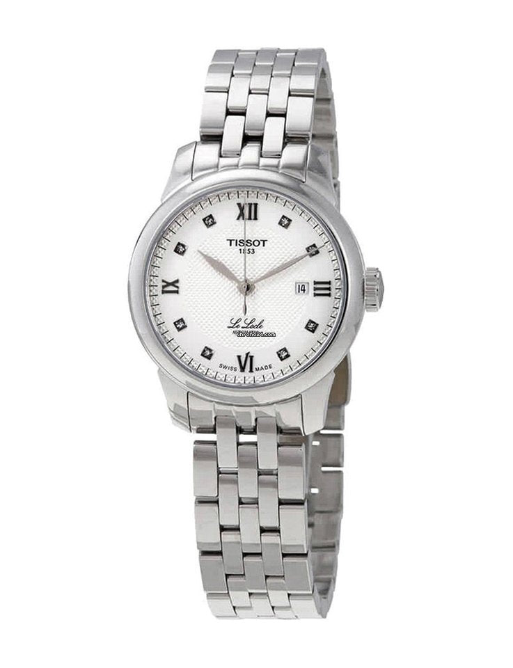  Shop Authentic Tissot Le Locle Lady Automatic Diamonds Silver Dial Silver Steel Strap Watch For Women - T006.207.11.036.00 - Luxxuri