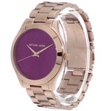  Shop Authentic Michael Kors Runway Pink Dial Rose Gold Steel Strap Watch for Women - MK3550 - Luxxuri