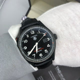  Shop Authentic Tag Heuer Carrera Calibre 5 Drive Timer Black Dial Black Leather Strap Watch for Men - WAR2A80.FC6337 - Luxxuri