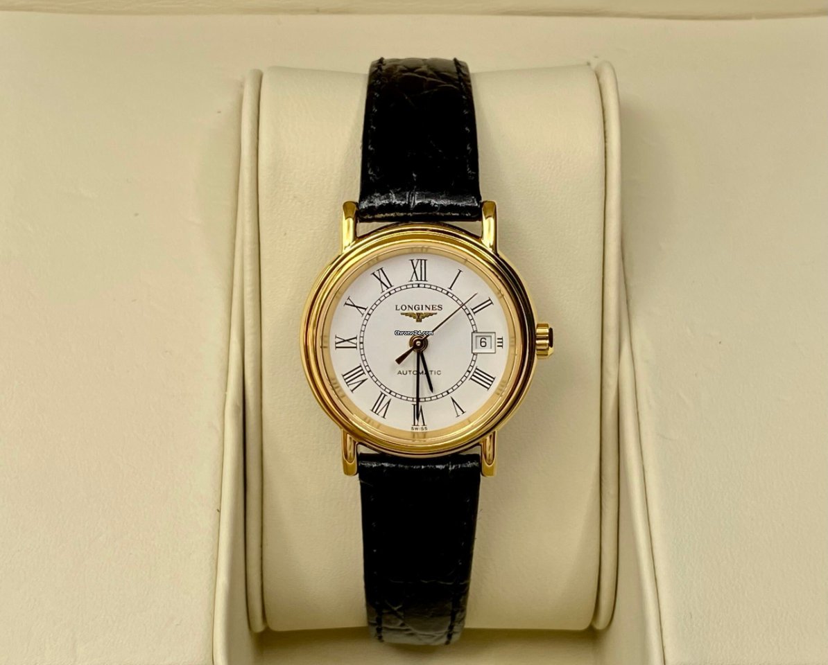  Shop Authentic Longines Presence Automatic White Dial Black Watch for Women - L4.321.2.11.2 - Luxxuri