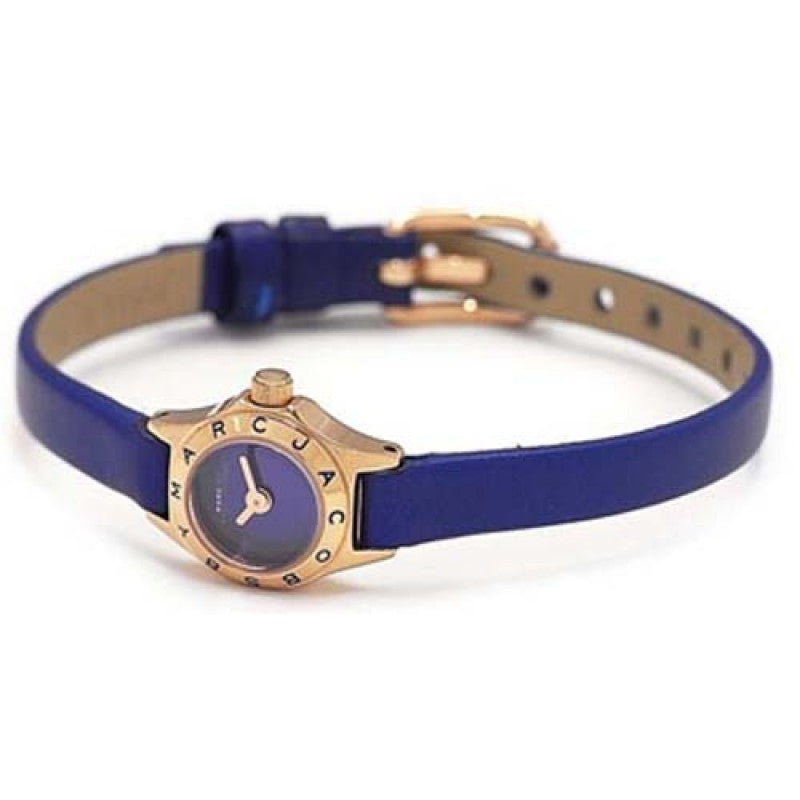 Shop Authentic Marc Jacobs Blade Blue Dial Blue Leather Strap Watch for Women - MBM8641 - Luxxuri