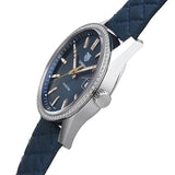  Shop Authentic Tag Heuer Carrera Quartz Diamonds Blue Dial Blue Leather Strap Watch for Women - WAR1114.FC6391 - Luxxuri