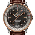  Shop Authentic Breitling Navitimer 1 Automatic 41mm Black Dial Brown Leather Strap Mens Watch - U17326211M1P1 - Luxxuri
