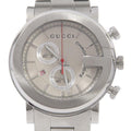  Shop Authentic Gucci G Chrono Chronograph White Dial Silver Steel Strap Watch For Men - YA101339 - Luxxuri