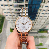  Shop Authentic Tissot Chemin Des Tourelles Powermatic 80 Helvetic Price Lady Silver Dial Two Tone Steel Strap Watch For Women - T099.207.22.118.01 - Luxxuri