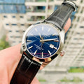  Shop Authentic Tissot Gentleman Powermatic 80 Silicium Blue Dial Black Leather Strap Watch For Men - T127.407.16.041.01 - Luxxuri