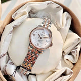  Shop Authentic Tissot Le Locle Automatic Lady Silver Dial Two Tone Steel Strap Watch For Women - T41.2.183.16 - Luxxuri
