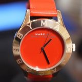  Shop Authentic Marc Jacobs Blade Red Dial Red Leather Strap Watch for Women - MBM1204 - Luxxuri