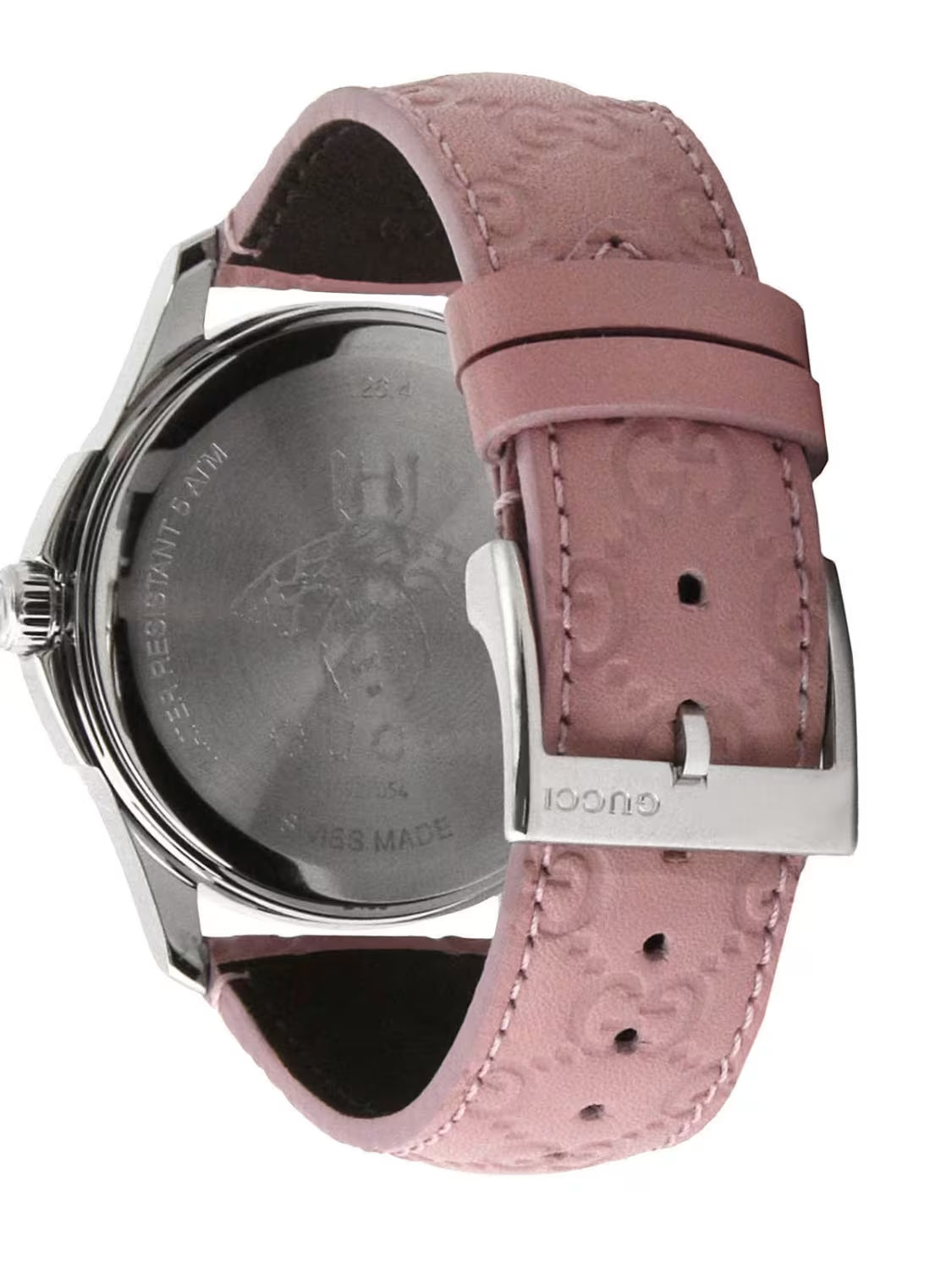  Shop Authentic Gucci G Timeless Quartz Candy Pink Dial Pink Leather Strap Watch For Women - YA1264030 - Luxxuri