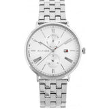  Shop Authentic Tommy Hilfiger Jenna Quartz White Dial Silver Steel Strap Watch for Women - 1782068 - Luxxuri