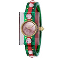  Shop Authentic Gucci Vintage Web Pink Mother of Pearl Dial Two Tone Plastic Strap Watch For Women - YA143525 - Luxxuri