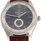  Shop Authentic Breitling Premier Automatic 40mm Grey Dial Brown Leather Strap Watch for Men - A37340351B1P2 - Luxxuri