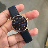  Shop Authentic Marc Jacobs Baker Navy Blue Dial Blue Leather Strap Watch for Women - MBM1331 - Luxxuri