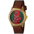  Shop Authentic Gucci Le Marche Des Merveilles Green and Red Dial Brown Leather Strap Unisex Watch - YA1264012 - Luxxuri
