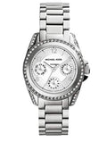  Shop Authentic Michael Kors Brinkley Silver Dial with Diamonds Silver Steel Strap Watch for Women - MK5083 - Luxxuri