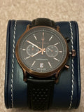  Shop Authentic Maserati Legend Chronograph Black Dial Black Leather Strap Watch For Men - R8871638001 - Luxxuri