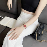  Shop Authentic Versace V-Motif Red Dial Red Leather Strap Watch for Women - VERE00418 - Luxxuri