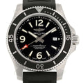  Shop Authentic Breitling Superocean II 44mm Black Dial Black Rubber Strap Watch for Men - A17367D71B1S2 - Luxxuri