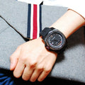  Shop Authentic Tommy Hilfiger Windsurf Black Dial Black Rubber Strap Watch for Men- 1791114 - Luxxuri