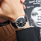  Shop Authentic Tissot Gentleman Powermatic 80 Silicium Black Dial Brown Leather Strap Watch For Men - T127.407.16.051.01 - Luxxuri